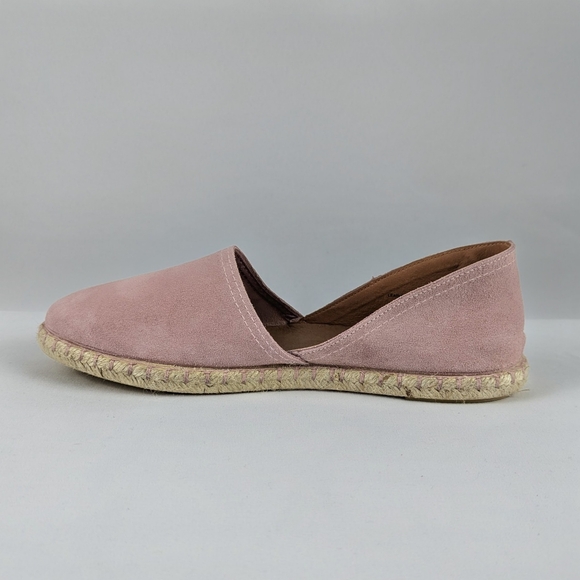 Verbenas Espadrilles Carmen Suede Leather Closed Toe Antique Blush EU42 11 NWT - Picture 6 of 16